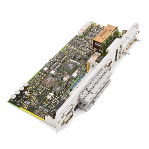 Módulo electrónico industrial sobre PCB con conectores y borneros, recortado en fondo transparente; Arruarte Elektrónika en Lasarte-Oria, servicio a Donostia, Hernani, Andoain, Urnieta y Usurbil (Gipuzkoa)